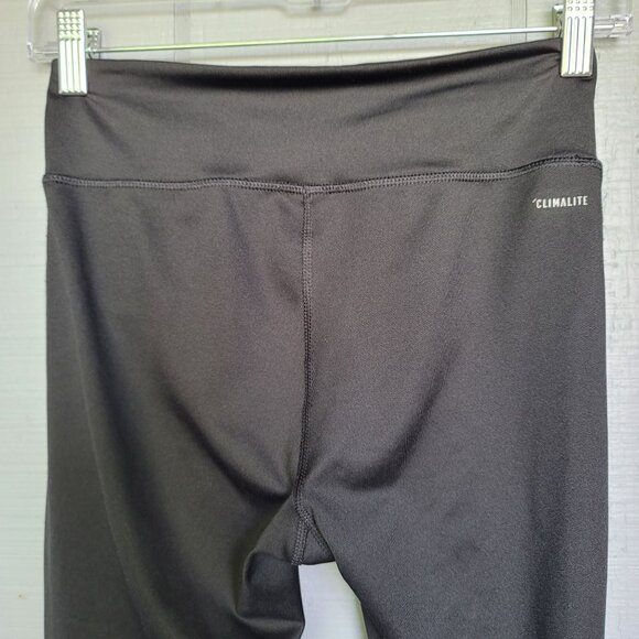 Adidas Climalite Logo Adidas Pull-On Workout Full-Length Tight Leggings. Size S - Picture 4 of 6
